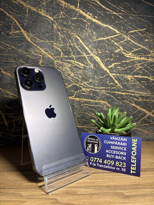 Iphone 14 Pro Max/128 GB/Garantie 2Ani Centrul de Telefoane/Rate