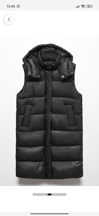 Mango Дамски пухен елек