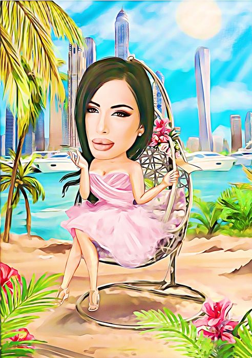 Карикатура / Шарж по снимка ТОП Цена Уникален Подарък за всеки повод