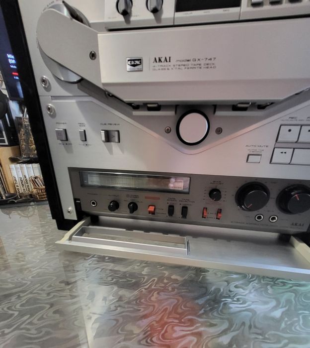 AKAI Gx77 gri perlă,Teac x2000R, Akai GX 747,Revox