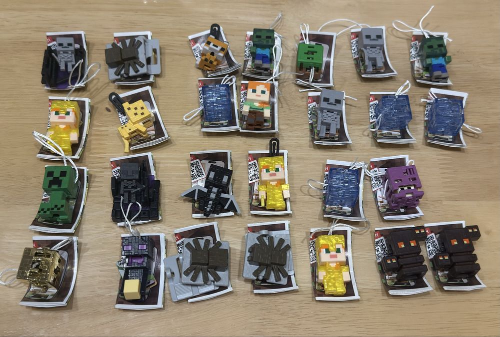 Kinder Joy Minecraft, Stranger Things, DC