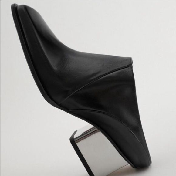 Нови кожени обувки (mules) Zara, номер 38