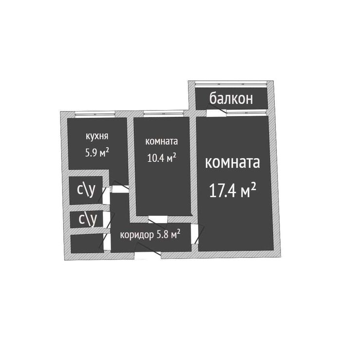 Продажа 2-комнатной квартиры