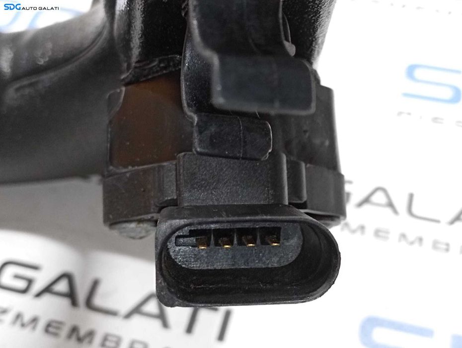 Tub Tubulatura Conducta Admisie Presiune Aer Intercooler cu Senzor Presiune Volkswagen Passat B5 B5.5 1.9 TDI 1997 - 2005 Cod 8D0145840L 0281002177 [M5386]