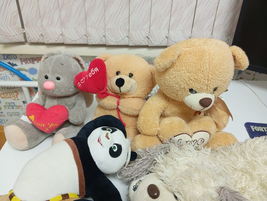 Мягкие игрушки .