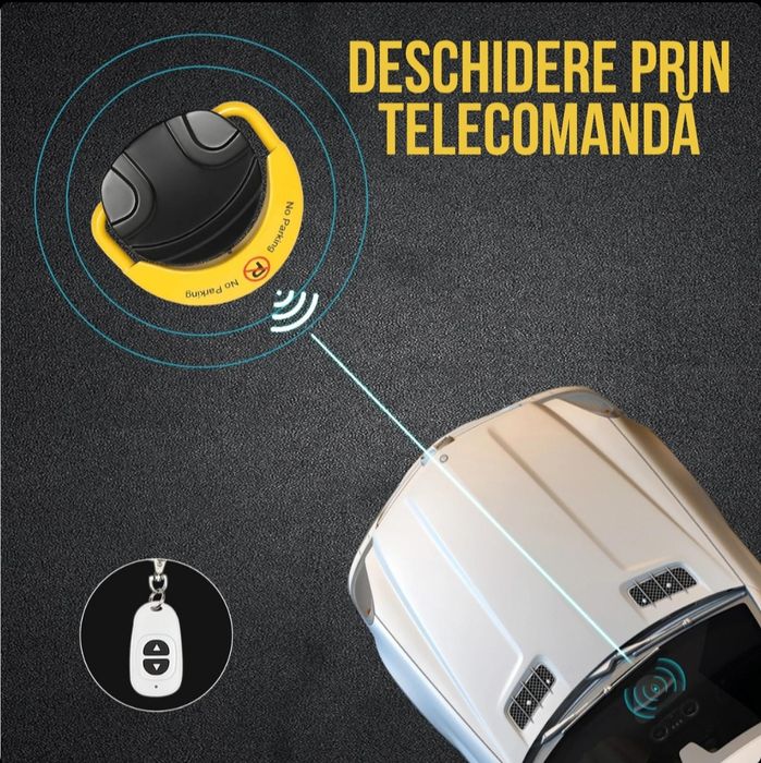 Blocator parcare cu acumulator,montaj gratuit.