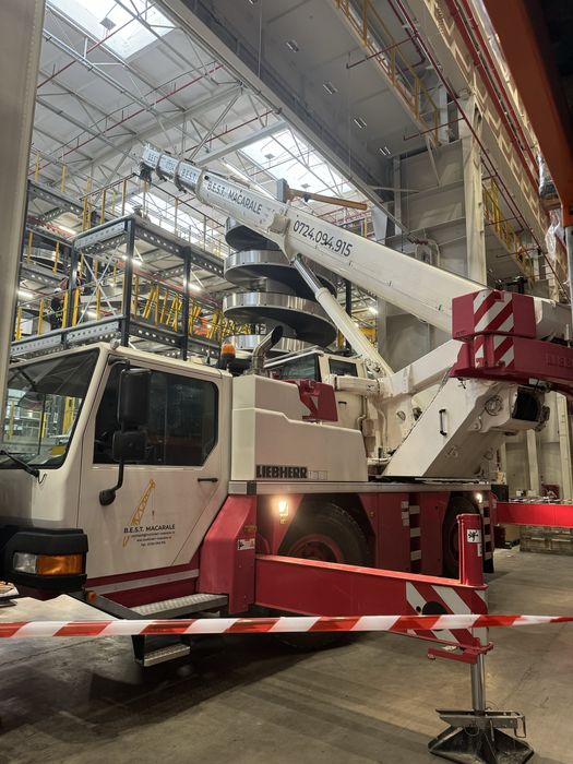 Macara 25t închiriat București 300km  Automacara Rapidă Non-Stop