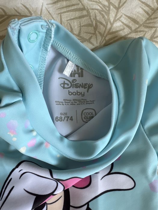 Нов бански minnie mouse от две части за бебе момиче Cool club
