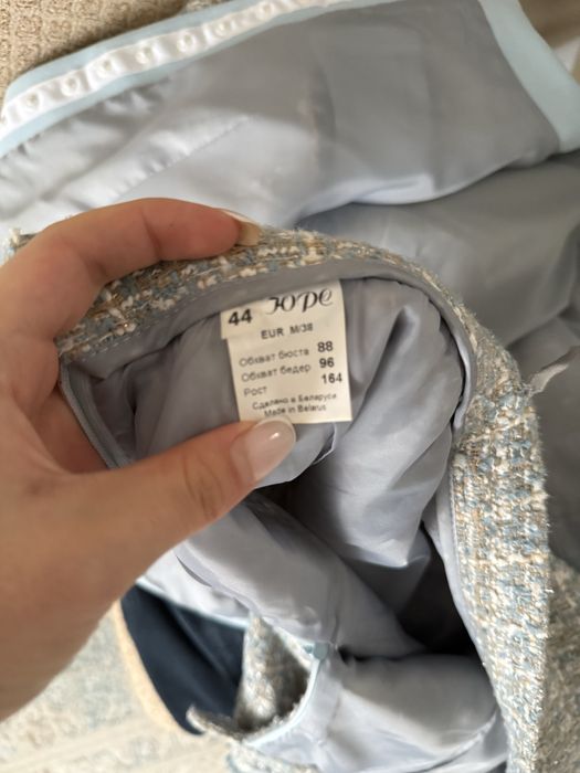 Твидовый костюм Serginnetti