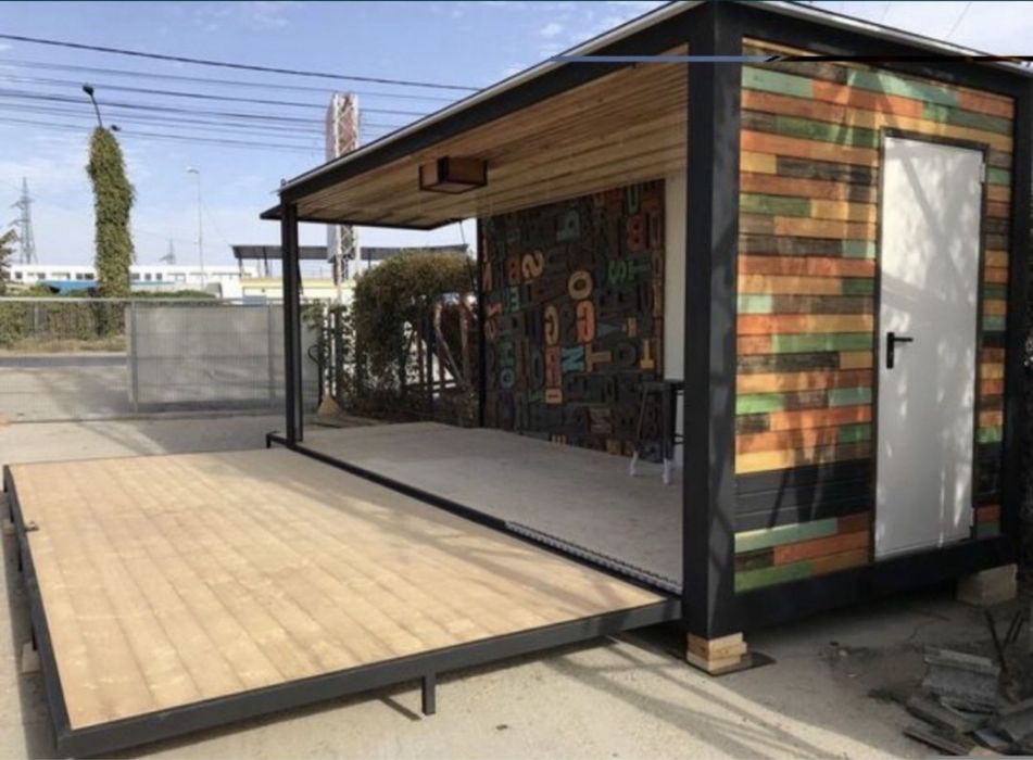 Container containere terasa vitrina 8x2,4 6x2,4 4x2,4 3x2,4
