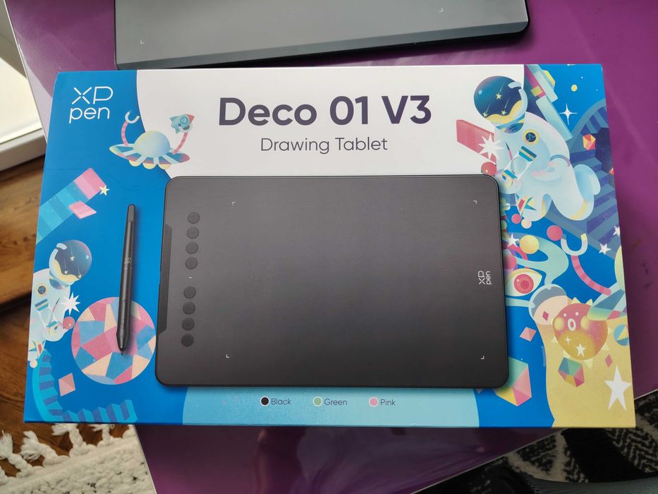 Tableta grafica XP-PEN Deco 01v2, 10x6.25"