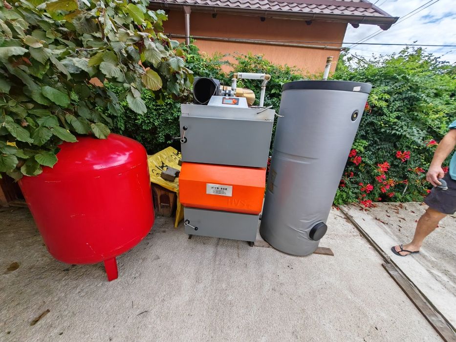 Centrala pe lemne 50 kw profesionala  Solarbayer