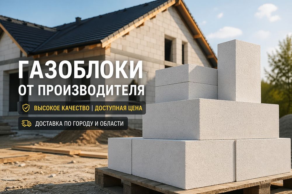 Армированный Газоблок Газоблоки