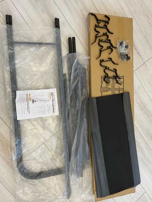 Рафтове в антрето, стелаж за обувки и дрехи, отворен стойка метална