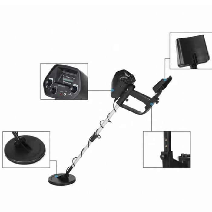 Водоустойчив металотърсач за злато, сребро, монети и съкровища K-1374