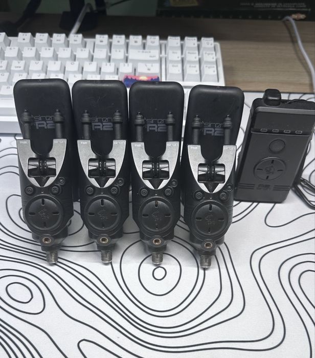 Set avertizori Nash R2 4+1 ( schimb si cu set swingeri Fox Mk2)