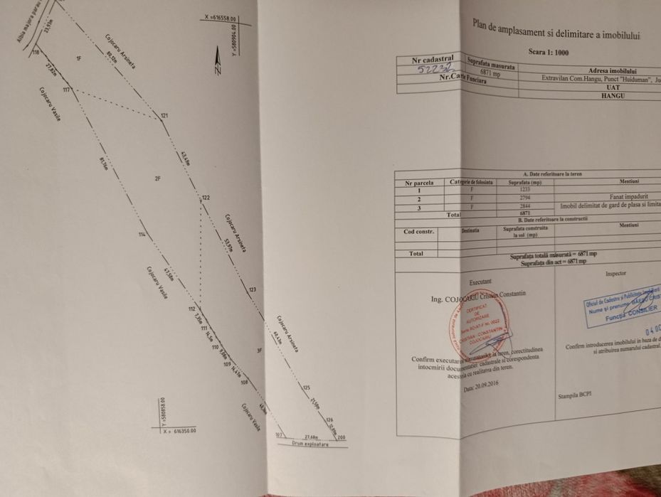 Vând teren la Grozăvești, pe malul lacului Bicaz