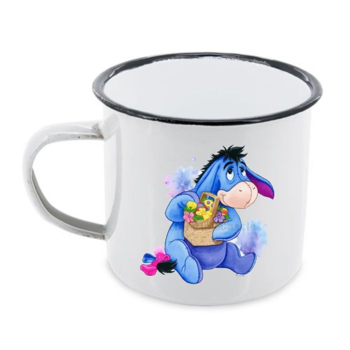 Коледна емайлирана чаша