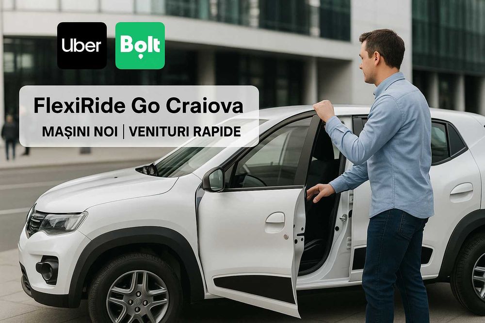 Comision 5% Uber/Bolt Craiova | Mașini electrice & GPL | Fără griji