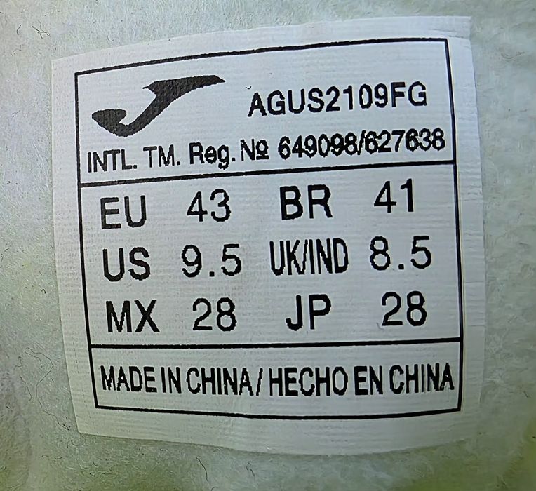 Ghete pentru fotbal Joma mărimea 43