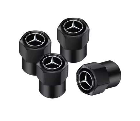 Капачки за автомобилни вентили - 4 броя Мерцедес и БМВ