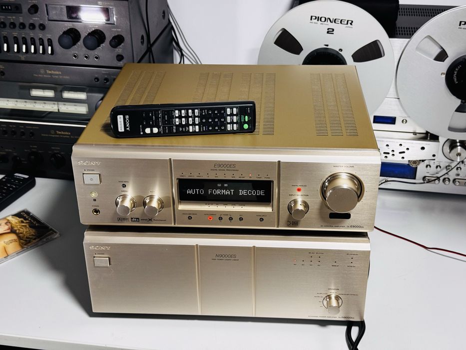 Linie  SONY  gama ES - N9000ES + E9000ES + JA50ES + CDP-X555ES + SA3ES