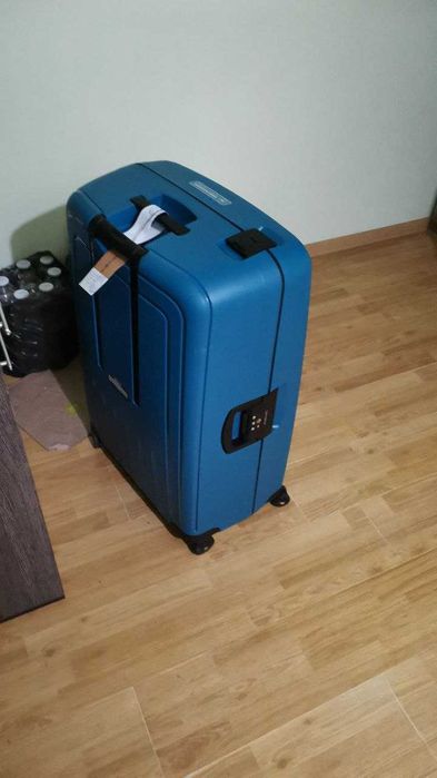 Чемодан Samsonite spinner 81/30 petrol blue 138 литров