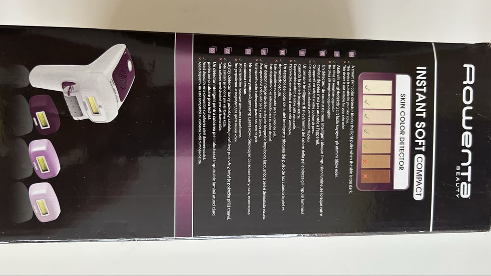 Фотоепилатор Rowenta instant soft compact IPL EP 9603 4x75000 импулса