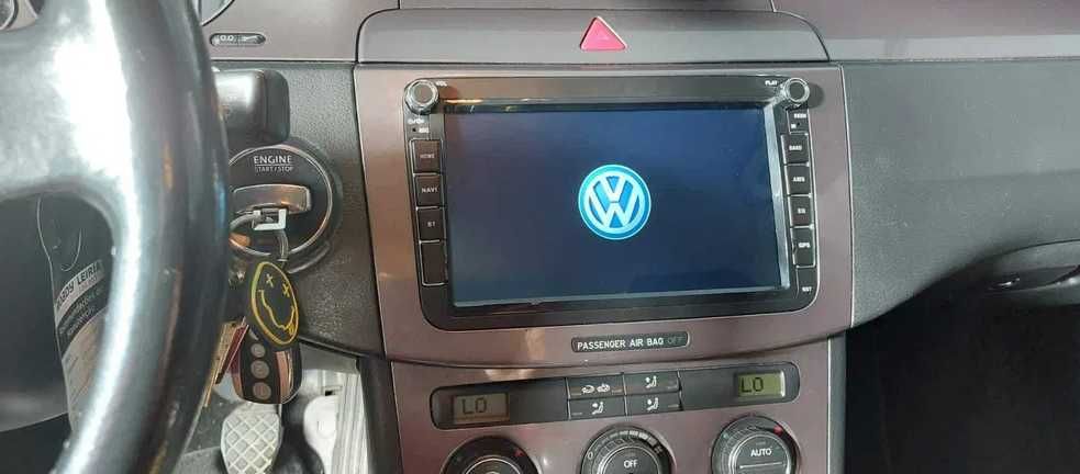 Navigație Premium Android 15 4GB VW/Seat/Skoda – CarPlay, QLED, DSP