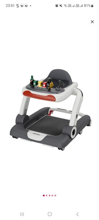 Premergator Bebe Stars, 3 in 1, Cu panou interactiv, Cu sunete si lumi