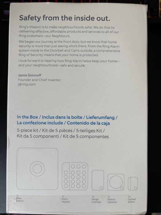 Ring Alarm System with siren