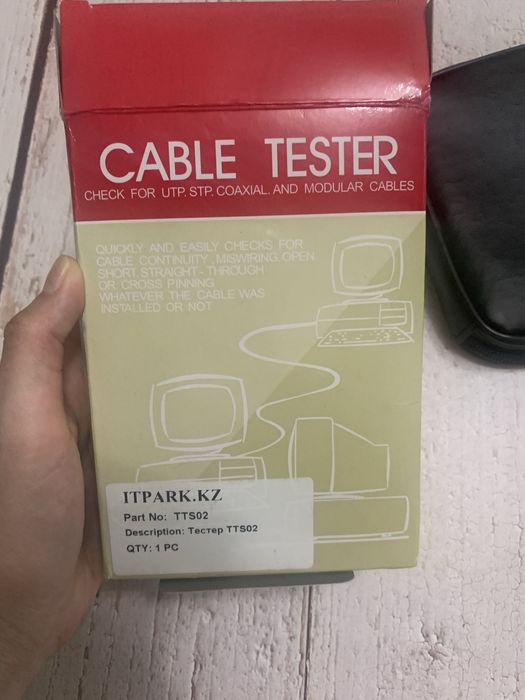Тестер сетевого кабеля TTS02 (Cable Tester)