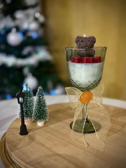 Коледно новогодишни соеви свещи