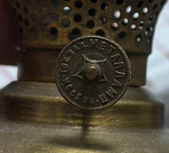 Старая керосиновая лампа 30-40-х годов СССР