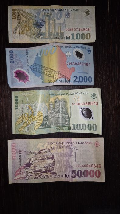 Bancnote vechi romanesti scoase din circulatie