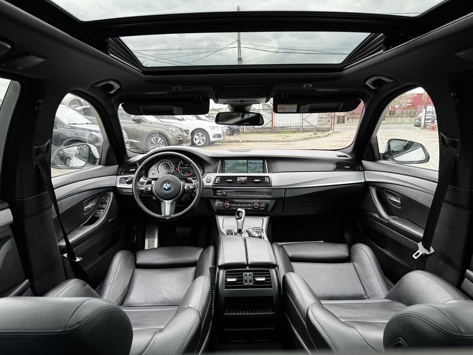 BMW F11 520D X-DRIVE M-PACHET ALB PERLAT AN 2014 IMPORT ITALIA Stare Tehnica Estetica Perfecta Full Dotari Garantie 12 Luni Rate Cash Buy back