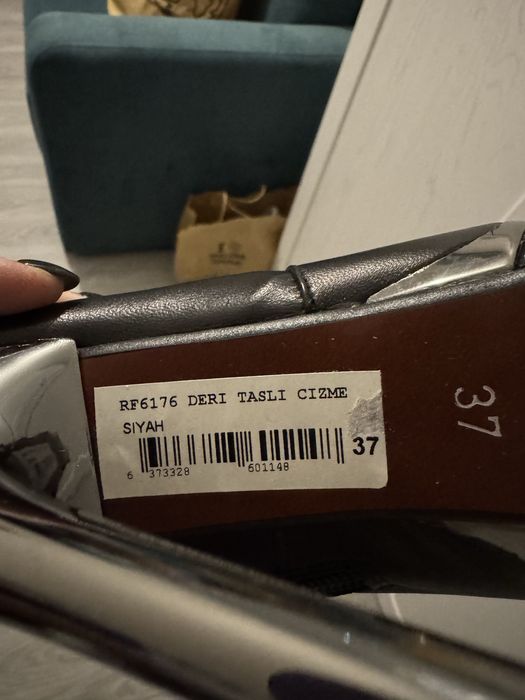 Сапоги женские, кожаные