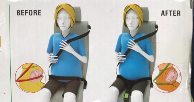 Колан за бременни шофьорки