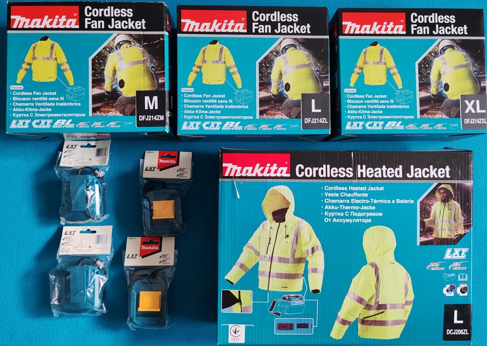 Jachete cu ventilatie Makita , 18V