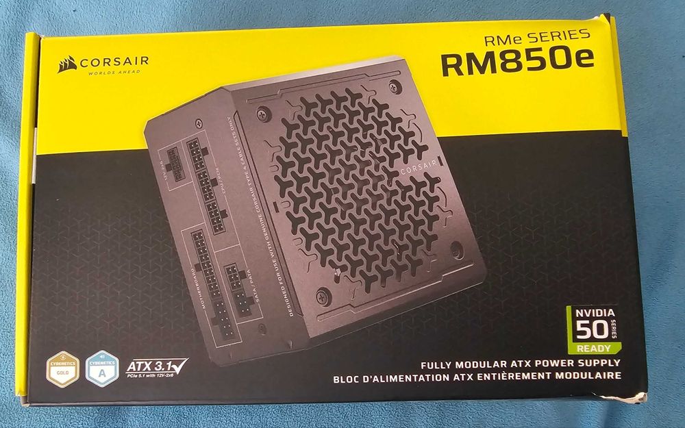 Ново Corsair RM850e 850W 80+ Gold