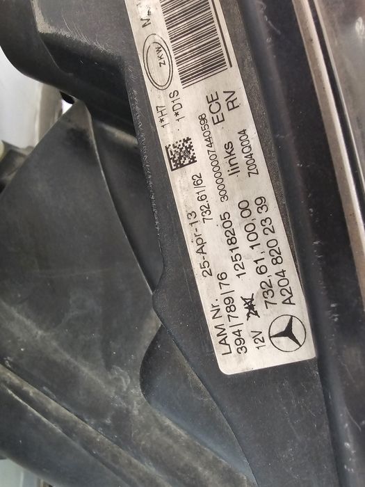 Far stanga bixenon ils Mercedes GLK Facelift dupa 2012 cod A2048202339