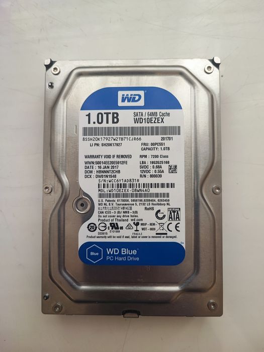 HDD Western Digital WD Blue 1TB