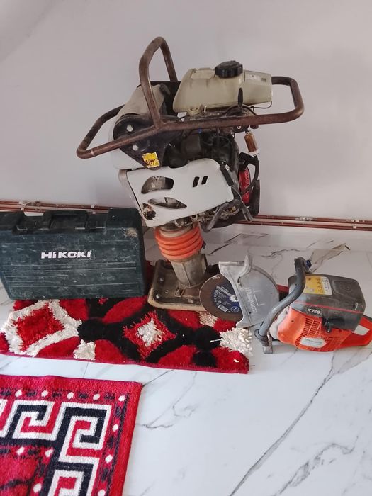 Compactor,drujba de tăiat beton și picamar