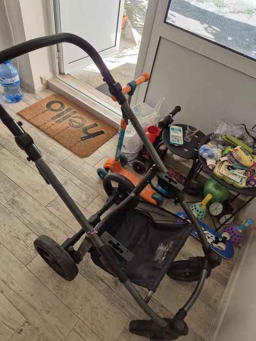 Бебешка количка BEBETTO  2в1 Nico Plus – сива/зелена
Продавам бе