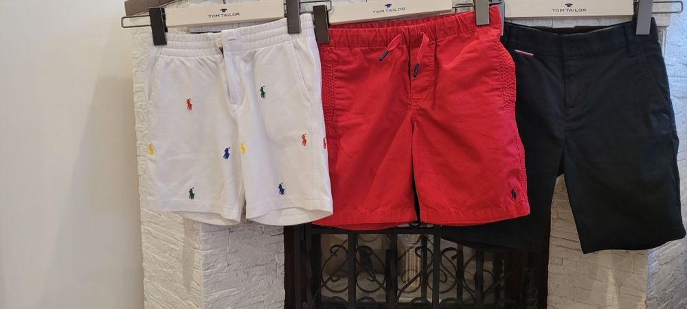 Vand lot pantalonasi scurți mar 6 ani ,Tommy Hilfiger  Ralph Lauren