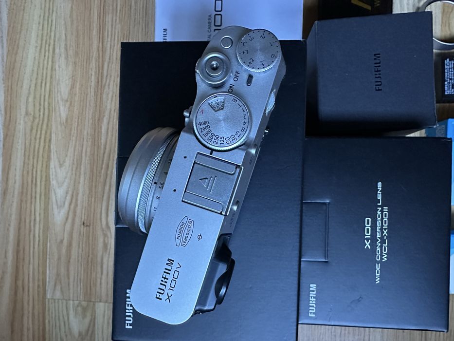 Fujifilm X100V + WCL конвертор + Tele конвертор