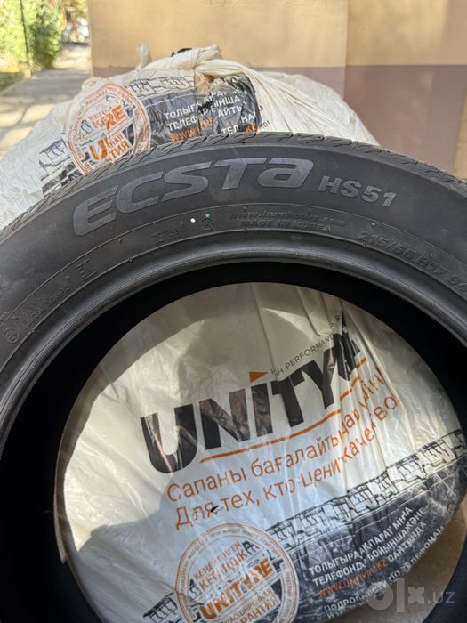 Прадажа комплект новых шин KUMHO ECSTA 215/55/17