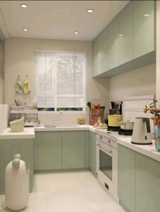 Самозалепващо фолио цвят мента ролка 10 м/ширина 40 см