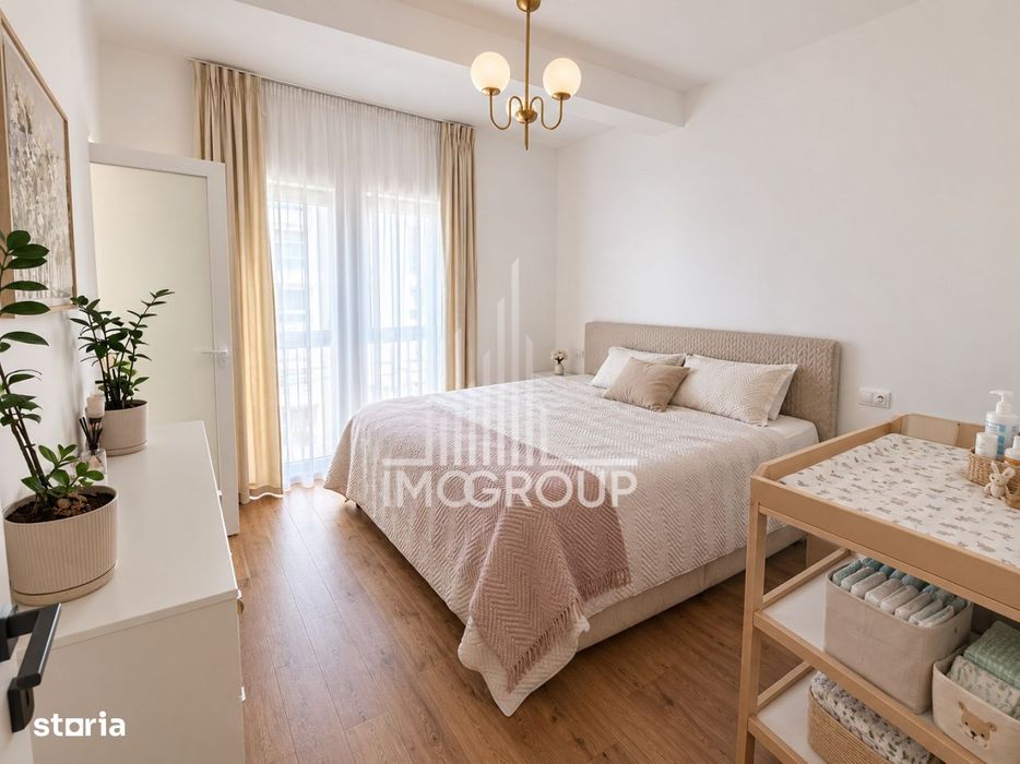 Apartament 3 camere+dressing, cu balcon si parcare, Floresti, zona Tin