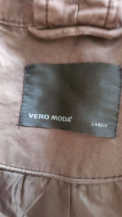 Geaca / trench lung maro Vero Moda